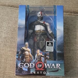 God of War Kratos Action Figure - Black, White, Red